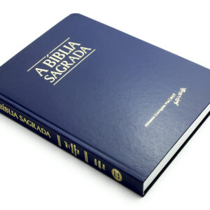 Bíblia ACF Letra Média Fina - Semi Luxo Azul